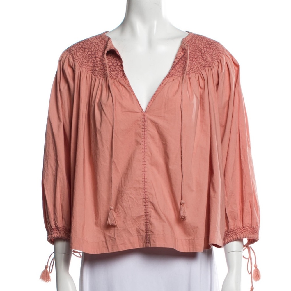Doên Tie Neck Poet Blouse